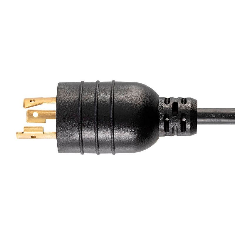Monoprice Heavy Duty Extension Cord - 10 Feet - Black | NEMA L6-20P to IEC 60320 C19, For High-Performance Computers, Network Devices Requiring Higher, 3 of 7