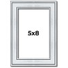 PosterPalooza | Photo Size Classic Silver Picture Frame - UV Acrylic, Foam Board Backing, Hanging Hardware - 2 of 4