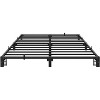 Twin Bed Frame, Metal Platform, No Screws Needed, Heavy Duty Capacity, Tool-Free Assembly, Reinforced Slats & Legs - 2 of 4