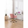 CAVINAS Modern Swivel Home Office Desk Chairs, Adjustable Height Office Chair, 360 Revolving Home Office Chair with Universal Wheel for Indoor - 2 of 4