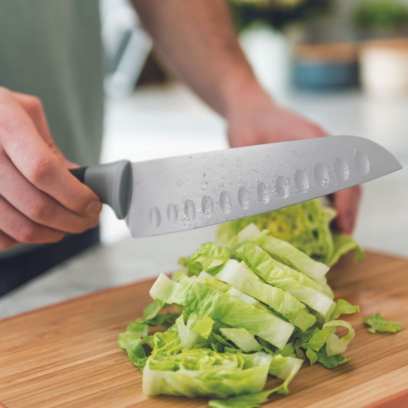 BergHOFF Balance Non-stick Stainless Steel Santoku Knife 6.75", Recycled Material, 5 of 9
