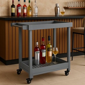 GustoWave Multifunctional Service Rolling Utility Cart for Home, Office, Bar - 1 of 4