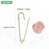 Unique Bargains Durable Sewing Upholstery Spring Lock Blanket Bulk Large Safety Pins 30 Pcs - 3 of 4