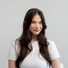 LXLM by Locks & Mane Chain-link Braided Headband - Black - 3 of 3