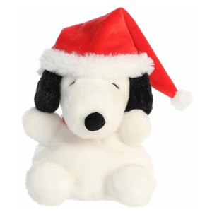 Aurora® Palm Pals™ Peanuts Santa Snoopy 5 Inch Stuffed Animal Toy - 1 of 4