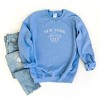 Simply Sage Market Embroidered New York City Sweatshirt - 2XL - Carolina - 3 of 4