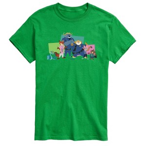 Men's - Zootopia - Nick, Judy, And Friends Short Sleeve Graphic T-Shirt - 1 of 4