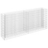 vidaXL Gabion Raised Bed Silver Galvanized steel Large Durable - 2 of 4