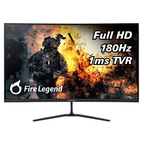 Acer AOpen Fire Legend 32HC5QR S3 Full HD LED Monitor - 16:9 - Black - Manufacturer Refurbished - image 1 of 4