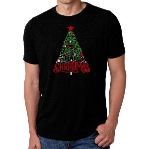LA Pop Art Have Yourself a Merry Little Christmas - Men's Premium Blend Word Art T-Shirt - 1 of 4