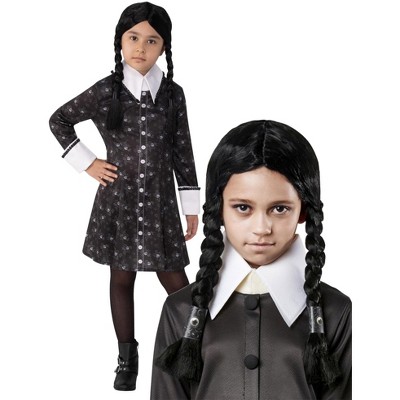 Rubie's Costumes Small The Addams Family Wednesday Addams Polyester Girls'  Costume in the Costumes department at
