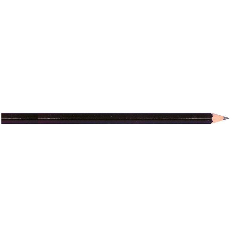 General's Solid Drawing Pencils, 2B Tip, Black, Pack of 12, 1 of 2