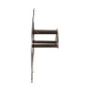 WELLFOR 124' Outdoor Aluminum Ship Wheel Mounted Hose Holder Copper - 4 of 4