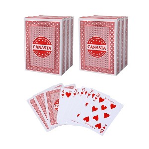 GSE Canasta Cards with Point Values, Included Canasta and Hand & Foot Game Rules - 1 of 4