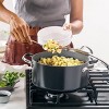GreenPan Valencia Pro 5qt Ceramic Casserole with Lid Black - 3 of 4