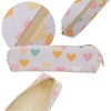 Unique Bargains Heart Print Pencil Case for Office Organizer - 3 of 4