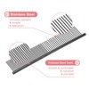 Unique Bargains Stainless Steel Rounded Ends Gentle Care Pet Comb 3 Pcs - 3 of 4