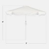 Best Choice 9ft Fringe Market Umbrella – Boho Patio Sunshade w/ Tilt, UPF50+, Steel Pole for Table, Pool, Deck - 2 of 4