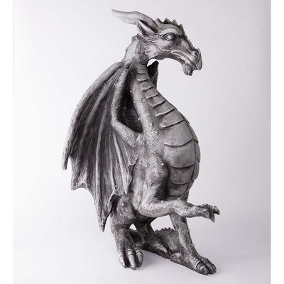 Wind & Weather Large Indoor/Outdoor Medieval Dragon Statue