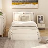 CAVINAS Twin Size Rustic Platform Bed Frame with Storage Drawers & Wood Slat Support,No Box Spring Needed - 2 of 4
