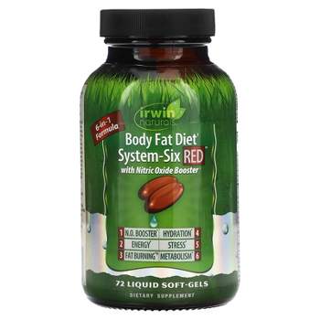 Irwin Naturals Body Fat Diet, System-Six Red, 72 Liquid Soft-Gels