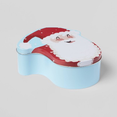 Figural Santa Cookie Tin - Threshold™