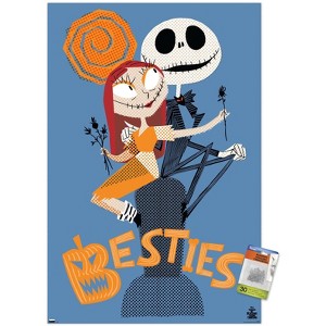 Trends International Disney Tim Burton's The Nightmare Before Christmas - Besties Unframed Wall Poster Prints - 1 of 4