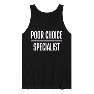 Men's - Instant Message - Poor Choice Specialist Graphic Tank Top - 1 of 3