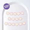 Big Dot of Happiness Pink Daisy Flowers Garland Banner, Boho Hanging Decorations, Groovy Floral Party Banner, 30 Feet of Cord, 15 Double-Sided Daisies - 2 of 4