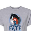 Women's - Disney - Merida & Angus Change Your Fate Cropped Graphic T-Shirt - 2 of 4