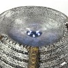 Sunnydaze Outdoor Polyresin Solar Powered Bubbling Pot with Silver Accents Water Fountain with LED Light - 22" - 3 of 4