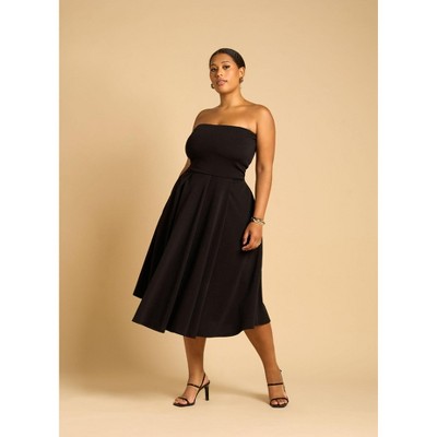 Rebdolls Women's Zelie Skater Midi Dress