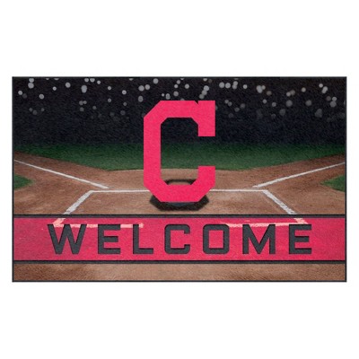 MLB Cleveland Indians Crumb Rubber Door Mat 18"x30"