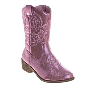 Kensie Girl Metallic Cowgirl Boots (Little Kids/Big Kids) - 1 of 4