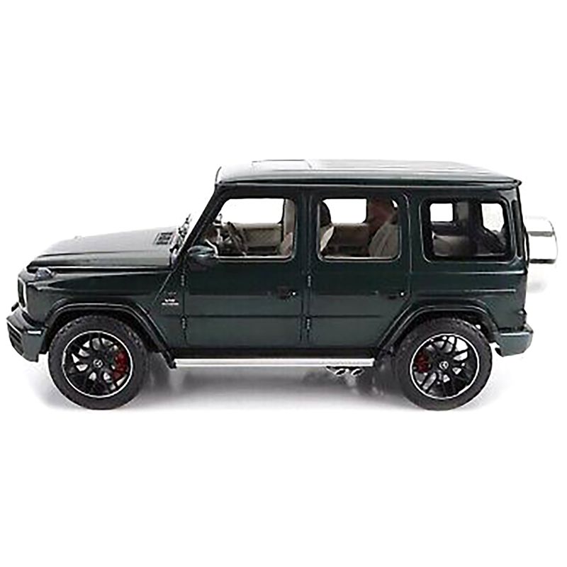 2018 Mercedes-Benz AMG G63 Green Metallic with Sunroof 1/18 Diecast Model Car by Minichamps, 2 of 4
