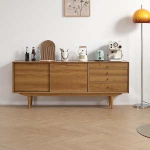Bella Depot Antigue 68.9" Sideboard Buffet with 4 Drawers and 2 Doors - 1 of 4