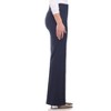 Rekkuna Women's Pull-On Wide Leg Dress Pants – Mid-Rise Stretch Slacks with Front Pockets and Flattering Fit - 2 of 4
