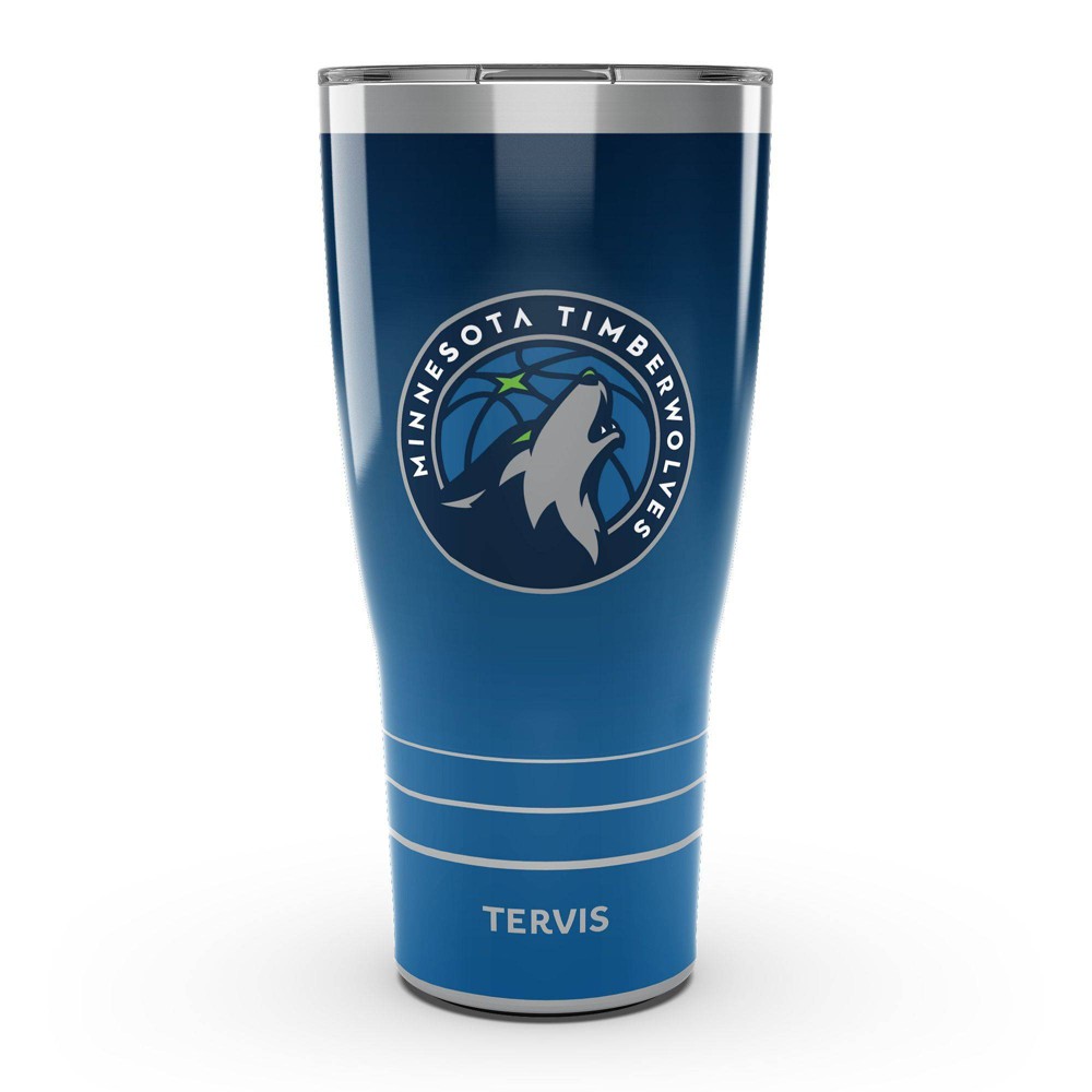 Photos - Glass NBA Minnesota Timberwolves 30oz Ombre Stainless Steel Tumbler