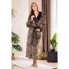 ADR Plush Fleece Women's Robe, Long Hooded Women's Bathrobe, Soft Cozy Women's Bath Robe & Plus Sizes - 2 of 4
