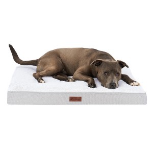FurHaven Plush & Decorator Check Tuft-Top Orthopedic Mattress Pet Bed for Dogs and Cats - 1 of 4