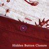 Christmas Duvet Cover, Holiday Printed Duvet Cover Set Soft and Breathable Christmas Decorations Bedding Set - 4 of 4