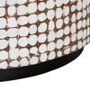 bali & pari Kaloni Coconut Shell and Acacia Wood Coffee Table - 4 of 4