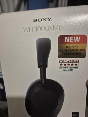 Sony WH-1000XM6 Wireless Noise-Canceling Headphones - Platinum