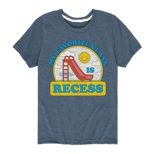 Boys' - Instant Message - My Favorite Class Is Recess Short Sleeve Graphic T-Shirt - 1 of 4