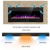 Bestier 68-in Wall mount Electric Fireplace with Remote Control Timer and Touch Screen, Black - 3 of 4