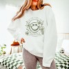 S.W.Smiley Peace Purpose Presence - Women's Lightweight Garment Dyed Sweatshirt - 3 of 4