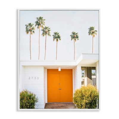 Stupell Industries Palm Springs Orange Door, 24" x 30"