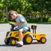 Kids Ride on Tractor Licensed Caterpillar Foot to Floor Sliding Car with Shovel - 4 of 4