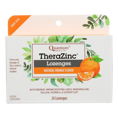 Quantum Health TheraZinc Lozenges Orange - 24 loz