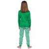 Peanuts ST. Patrick's Day Snooy and Woodstock Lucky Tight Fit Cotton Matching Family Pajama Set Green - 3 of 4
